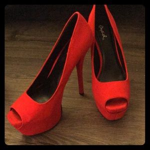 Red hot shoes